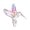 Multi, variant on Translucent Hummingbird Tree Ornament with Faceted Detail, Holiday Decor for Seasonal Home Display and Tree Use