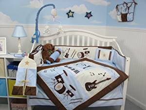 rock and roll baby bedding