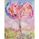thumbnail image 1 of Drill Diamond Painting (DB6439) DIY Full Mosaic Bead Art (P0478 Heart Tree) 50x70cm Rosa FLhrweasw Nuevo, 1 of 1