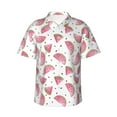 thumbnail image 2 of Goofa Watermelon Hawaiian Shirt for Men, Unisex Summer Beach Casual Short Sleeve Button Down Shirts,Aloha Tropical Floral print shirt-XX-Large, 2 of 9