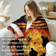 thumbnail image 5 of Veterans Blanket Gifts for Women, Patriotic Army Flannel Blanket, Soft Warm Lightweight Throw Blankets for Bed Couch Home Travel American Flag Decor 50" x 60", 5 of 5