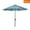 Dolce Oasis, variant on Ulax Furniture 9Ft Outdoor Sunbrella Tiltable Round Market Umbrella with Aluminum Pole and Crank (Seville Seaside)
