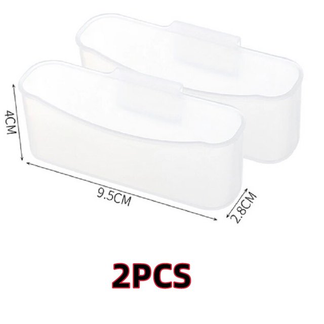 Caja de plástico transparente para almacenamiento de alimentos y frutas, organizador de nevera, cajón deslizante debajo del estante, soporte para estante