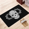 thumbnail image 3 of XMXY Area Rugs Doormat Outdoor Entrance, Star Skull Rose Print Facecloth Non-slip Floor Mat Rug for Living Room Kitchen Sink Area Indoor,36"x24", 3 of 9