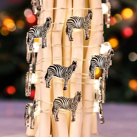 Animals String Lights, USB & Battery Powered, 10 Ft 20 LED Cute Zebra Fairy  String Lights with Remote, Perfect for Decoration | Walmart Canada