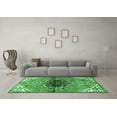 thumbnail image 3 of Ahgly Company Indoor Rectangle Persian Emerald Green Traditional Area Rugs, 2' x 4', 3 of 4