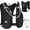 Black, variant on Ruig Vest,Hydratio Vest 5L with 1.5L Water Bladder,Lightweight Hydratio Pack Water Backpack for Hikig Race