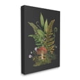thumbnail image 3 of Ferns Sprouting Woodland Mushroom Plants Botanical & Floral Graphic Art Gallery Wrapped Canvas Print Wall Art, 3 of 7