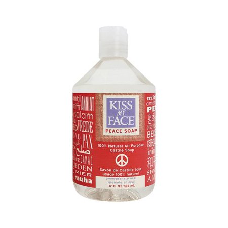Kiss My Face 349878 Castile Peace Soap Pomegranate Acai 17 Oz