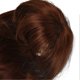 thumbnail image 4 of Perruque de poupée articulée à l'échelle 1/6 avec frange, perruque de cheveux en soie haute température pour poupée de 15,5 à 17 cm, brun foncé, 4 of 4