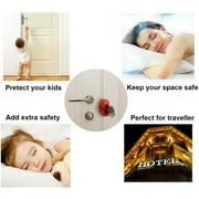 Okeba Portable Door Lock, Travel Lock, Door Locker from Inside Extra Security Measure for Airbnb, Hotel, Home, Apartment Safety