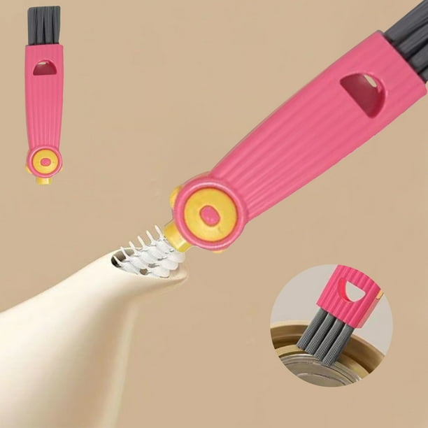 Elementos esenciales para dormitorios, cepillo ergonómico para botellas, esponja de limpieza reutilizable, esponja larga para botellas con mango antideslizante, limpiador ergonómico para botellas, ide