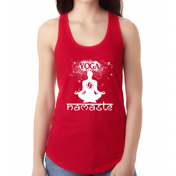 Yoga Tank Om Premium Namaste Yoga Tank Top Yoga Shirts for Women