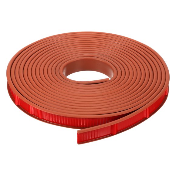 U-Shape Edge Banding, 16.4ft Self-Adhesive U Channel Edge Protector TPE Flexible Furniture Edge Protector Veneer Edging Trim for Cabinet Table Shelves (18mm, Brown)