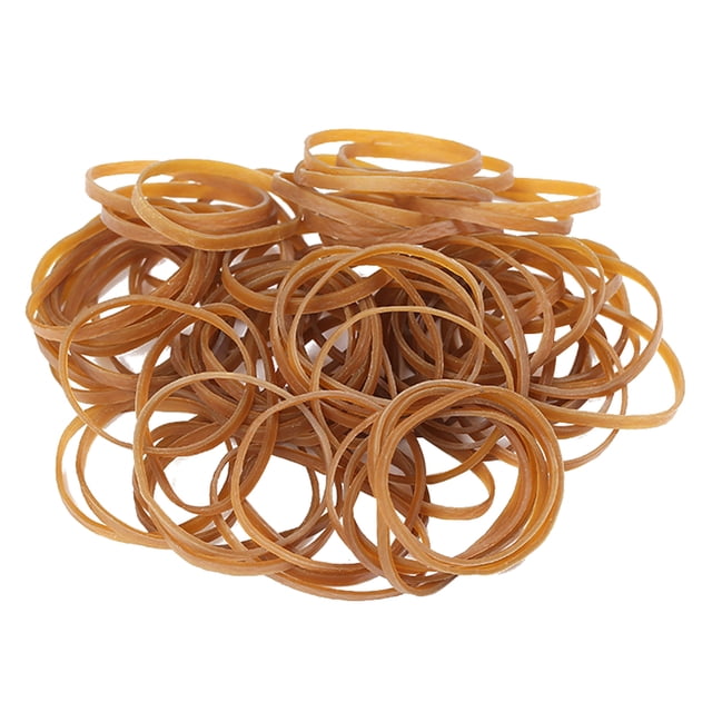 Thick Elastic Rubber Bands Reusable Stretchable Band for Home Office Kitchen (500g, about 1500psc)