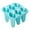 Blue, variant on EUDIDV Popsicles Molds 7 Holes Popsicle Molds With 9PCS Sticks Non-Stick DIY Ice Popsicle Popsicle Mold Trays Popsicle Molds for Kids