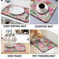 thumbnail image 4 of Washable Rubber Pioneer Dish Drying Mats for Kitchen Counter Home Large Coffee Bar Pad Accessories and Decor for Utensils Stemware 23.5''x15.5'', 4 of 7