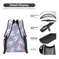 thumbnail image 4 of Rateoe Cartoon Poodle Dog Pattern Durable Student Backpack Laptop Bag- Ergonomic Design, Waterproof Twill Fabric - Ideal for School, Travel, and Outdoor Activities, 4 of 6