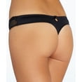 thumbnail image 2 of Women's Timpa 615700 Alice Lace Low Rise Thong (Black S), 2 of 4