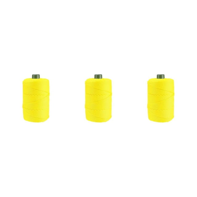 Maytalsory Odorless Ice Rope For Handcrafts Stretchy And Thin For Hats And Cushion Making Soft Texture 23 Bright Yellow 3Set