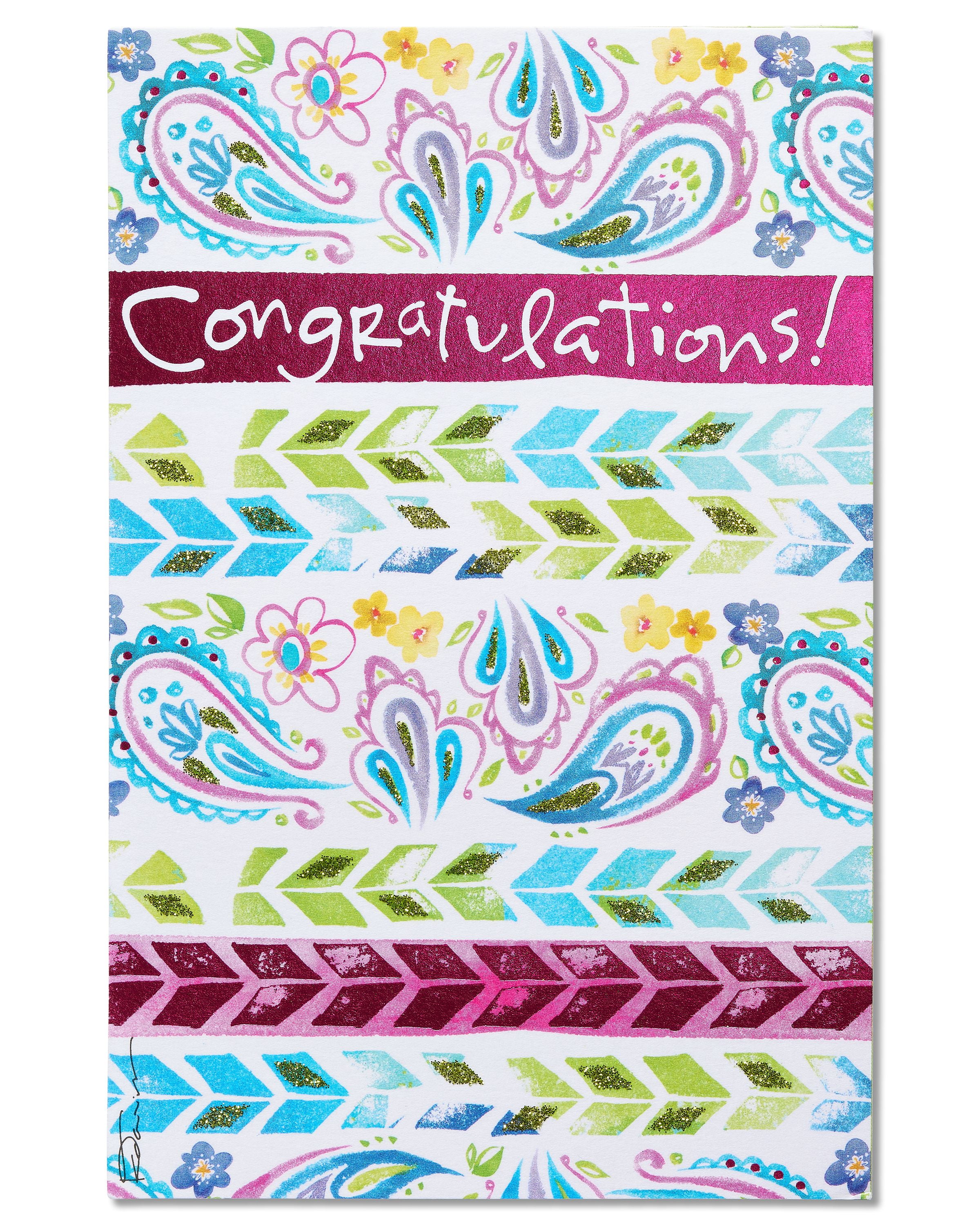 American Greetings Well-deserved Joy Congratulations Card with Foil