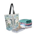 thumbnail image 2 of FORMRS Womens Canvas Tote Bag with Zipper Inner Pocket Shoulder Handbag, Vibrant Abstract Design, 2 of 7