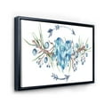 thumbnail image 3 of Designart 'Fresh Tribal Vignette Wild Forest Wreath Design On White II' Traditional Framed Canvas Wall Art Print, 3 of 5