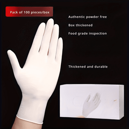 

SHZGXYC Thickened Waterproof and Oil Resistant Disposable Nitrile Gloves for Dishwashing in Restaurants and Kitchens Durable and Flexible PVC Rubber Gloves