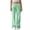 Green, variant on Hurxie Womens Pants Elastic Waist Floral Lightweight Palazzo Pants for Women Casual Lounge Wide Leg Pants Red,2XL