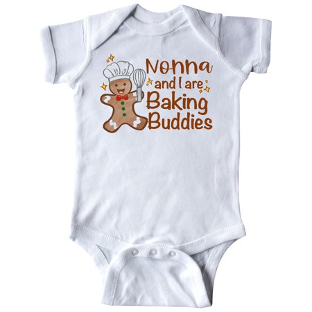 

Inktastic Nonna And I Are Baking Buddies Gift Baby Boy or Baby Girl Bodysuit