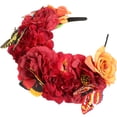 thumbnail image 3 of Diadema de mariposa para mujer, diadema de flores de mariposa, tocado de Halloween, accesorio decorativo para el cabello, 3 of 3