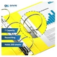 thumbnail image 2 of Premium Economy 1-Inch Binder, 3-Ring Binder for School, Office, or Home, Colored Binder Notebook, Pack of 6, Round Ring, Yellow, 2 of 7