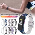 thumbnail image 1 of Gwong Electrónica Diseño de impresión colorido TPU Reloj de reloj Correa de reloj Pulsera Reemplazo para Samsung Galaxy Fit 2 SM-R220, 1 of 6