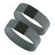 thumbnail image 4 of 2 correas elásticas para zapatos de mujer y niña, cordones para zapatos planos y sandalias. gris oscuro, 4 of 9