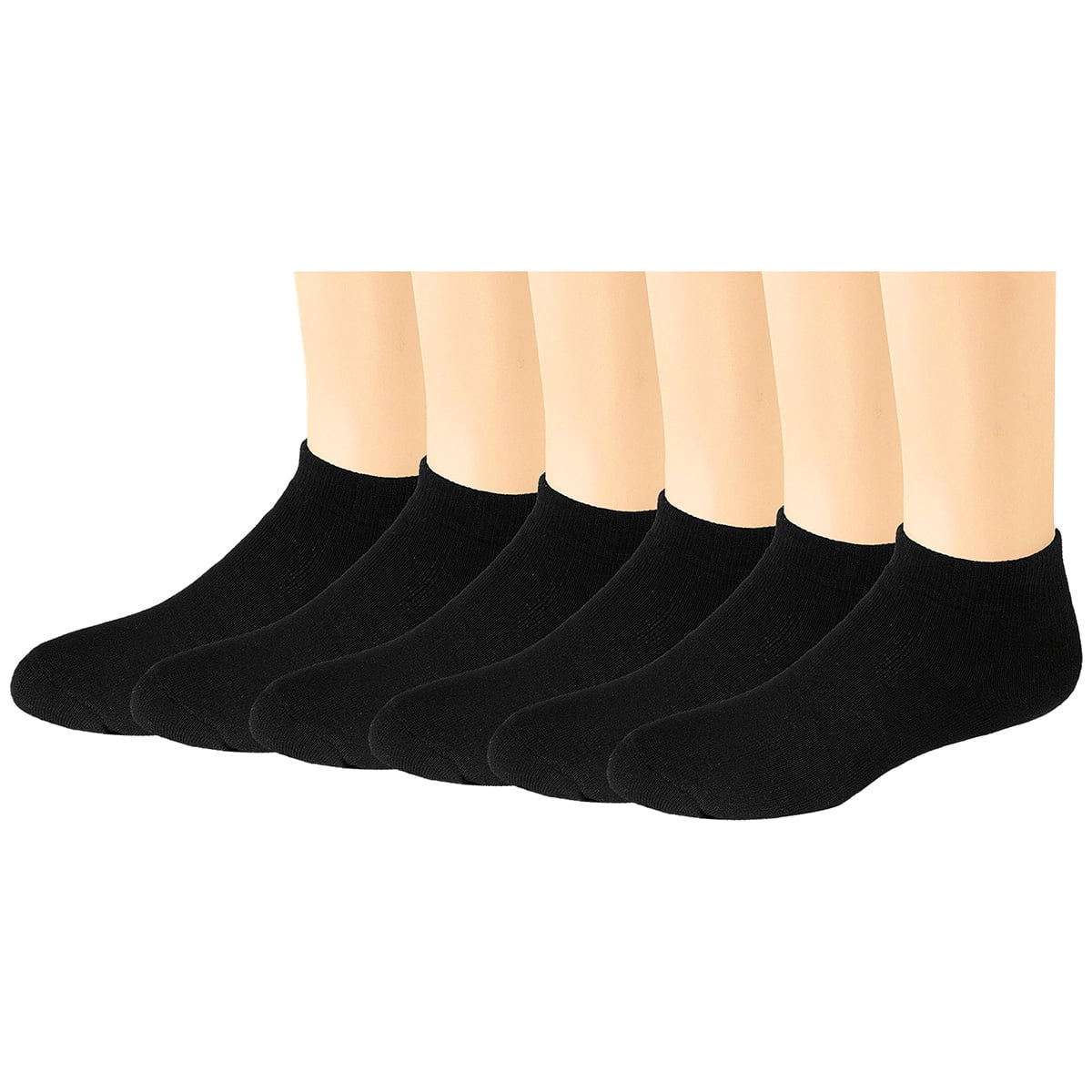 Falari Men's Ultimate Cushioned Cotton Ankle Socks 6 or 12 Pack ...