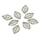 thumbnail image 3 of 100 piezas de aleación DIY Vintage árbol hoja filigrana hueco encanto colgante fabricación de joyas Plata, 3 of 3