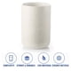 thumbnail image 3 of Portacepillos de dientes para baños - Juego de 2 tazas de cerámica para cepillos de dientes y pasta de dientes, vasos para baño, vaso reutilizable para enjuague bucal y cepillo de dientes,, 3 of 5