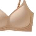 thumbnail image 3 of Tsesme Women's Bra Wireless and Adjustable Shoulder Straps Bralette, Push up Full Cup Seamless Bra, 3 of 5