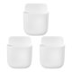 thumbnail image 1 of TOPBATHY 3pcs Wall-mounted Storage Box Multifunctional Cell Phone Charging Rack Hanging Storage Container (White), 1 of 3