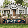 thumbnail image 5 of Heart Design Thank You Banner Decorative Stars Appreciation Display for Indoor Event Holiday, 5 of 7