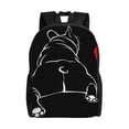 thumbnail image 1 of Disketp Animal Bulldog Mochila Unisex de Apertura Lateral Completa, Mochila para Laptop para Escuela, Trabajo y Viajes, 1 of 8