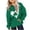 Green, variant on Bnwani Hoodies for Girls Long Sleeve Pockets Short Sweatshirt St. Patrick'S Day Printed Tops Pullover