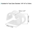 thumbnail image 2 of Unique Bargains Plastic Tubing Clamps, 20 Pack 1/8'-1/4' Tube OD Flow Control Hose Clamp, 2 of 5
