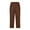 Brown, variant on Karight Capri Pants for Women High Waist Workout Yoga Pants with Pockets Tummy Control Leggings Crop Straight