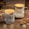 Combler Glass Coffee Mugs, Espresso Cups for Coffee Bar Accessories
