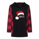 thumbnail image 4 of Pntutb Navidad moda mujer Casual manga larga Plaid señoras Sudadera con capucha tops blusa Pntutb Pntutb-4491, 4 of 5
