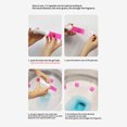 thumbnail image 6 of Toilet Gel Deodorizer, Single Pink Scented Flower Toilet Sculpted Piece Cleaner Gel, Long Lasting Odor Eliminator for Bathroom Home Office, Refresh Your Bathroom Today, 6 of 9