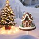 thumbnail image 4 of CaiYueKe Christmas Acrylic Garden Stake, Snowman Planter Stand, Outdoor Holiday Decor for Patio and Yard, Easy Install Ground Insert, Festive Home Garden Decoration, Gift for Garden Lovers, 4 of 7