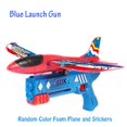 thumbnail image 1 of Avión de espuma lanzador de catapulta, planeador, pistola, juguete para niños, juego al aire libre, Modelo de Burbuja, juguetes de tiro qym unisex, 1 of 2