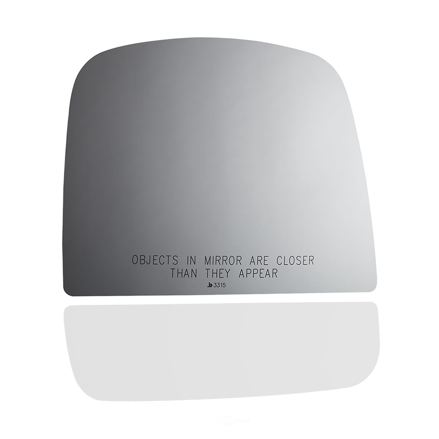 Burco Side View Mirror Replacement Glass - Clear Glass - 3315